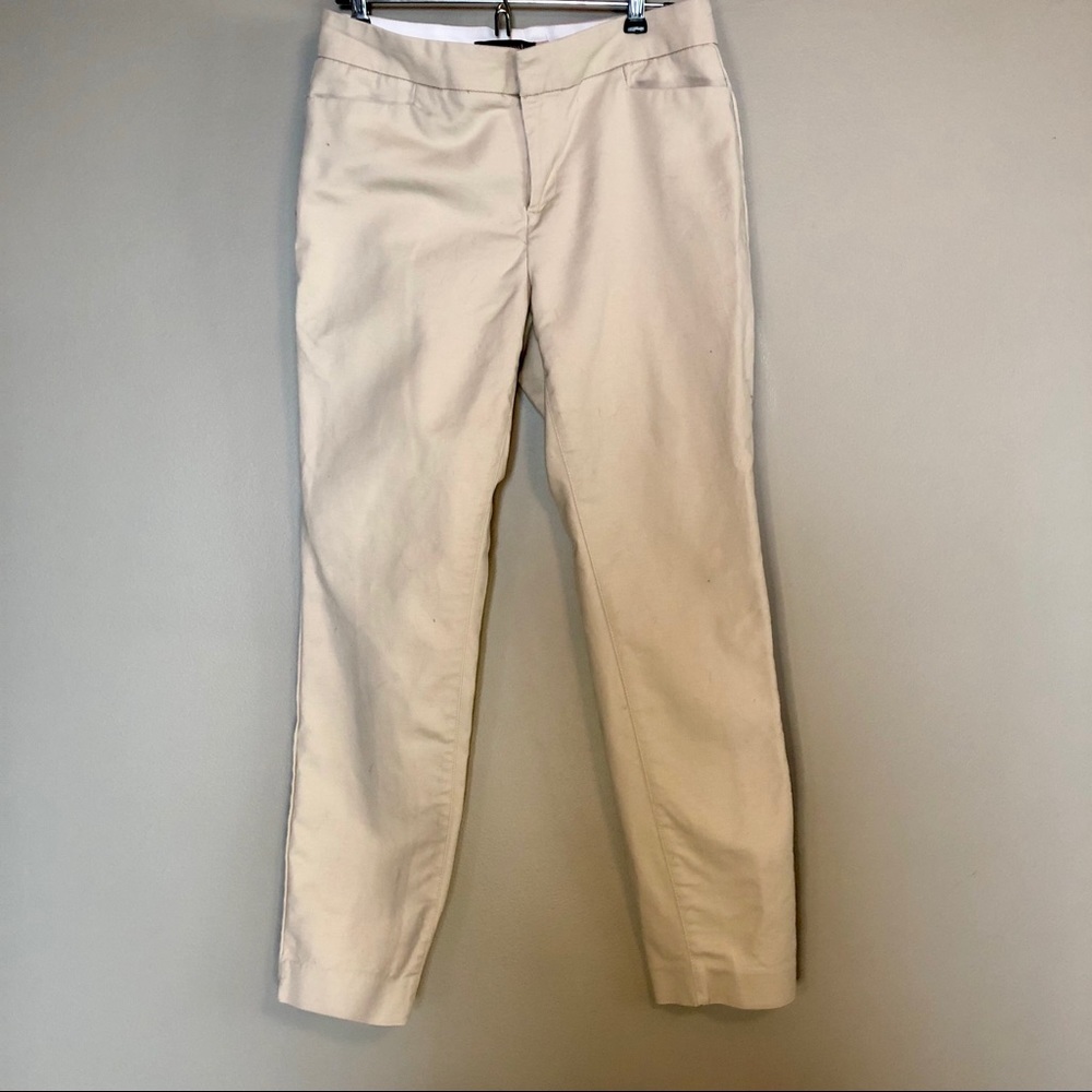 Creme Cropped Pants